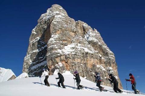 SNOWSHOEING EXPERIENCE IN THE DOLOMITES, CORTINA D'AMPEZZO
